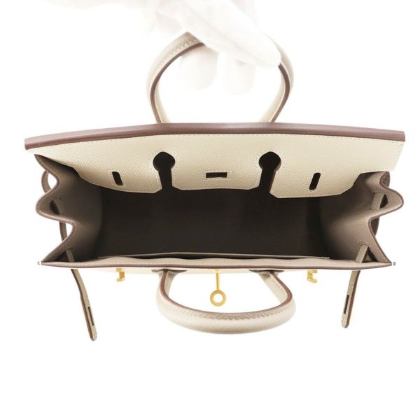 エルメス バーキン25 セリエ クレ/グリアスファルト/マットシルバー金具 エプソン B刻印 HERMES Birkin ハンドバッグ SPO