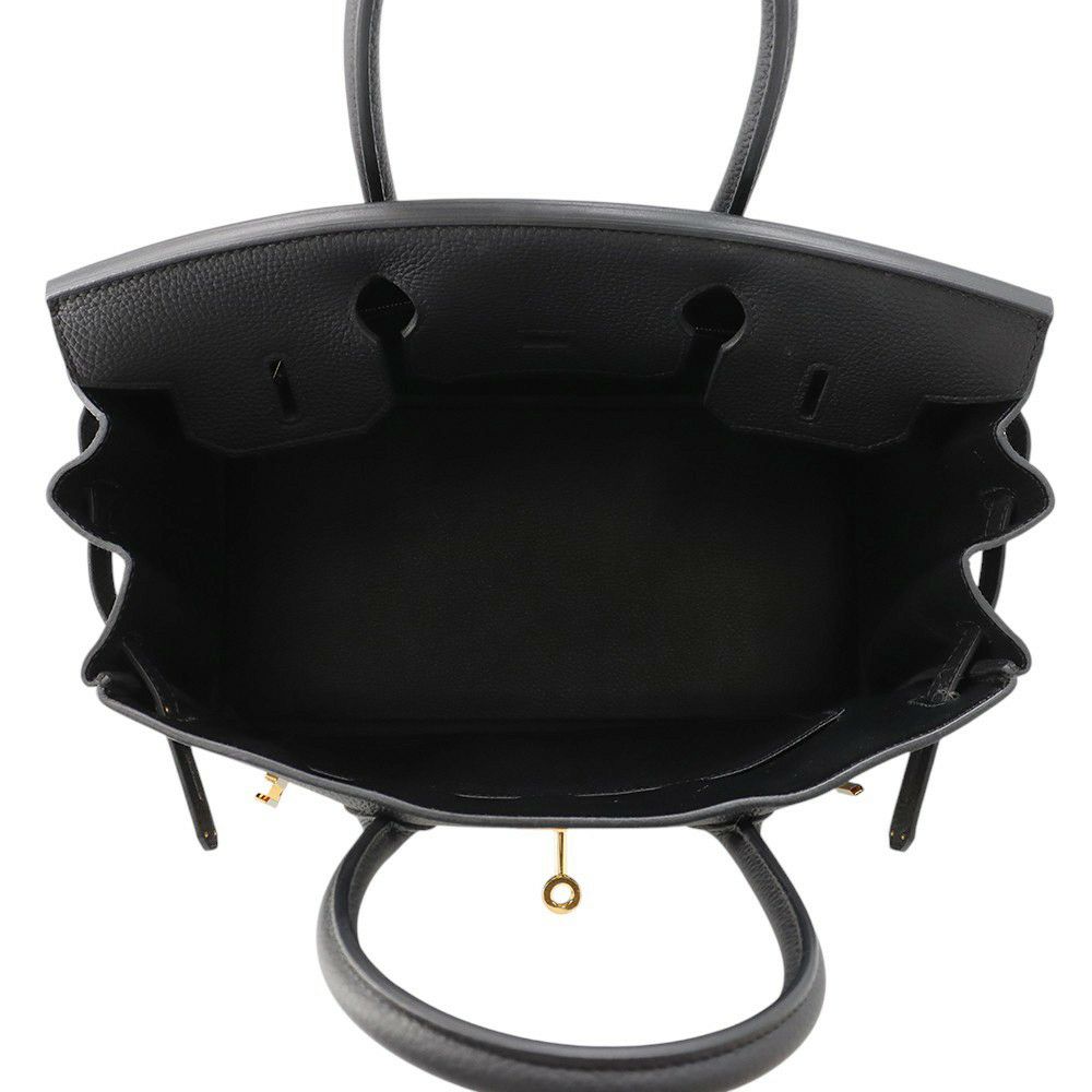 エルメス バーキン30 ブラック/ゴールド金具 トゴ C刻印 HERMES Birkin ハンドバッグ 黒