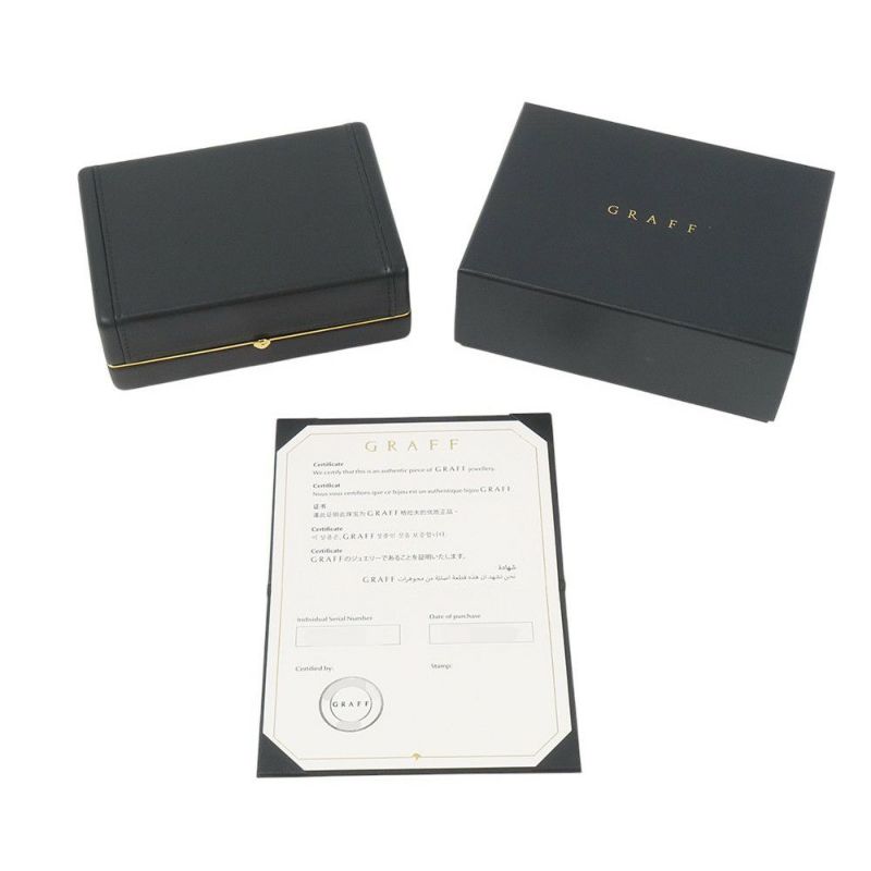 グラフ ピアス パヴェ バタフライ ミニ ダイヤモンド ドロップ イヤリング ダイヤ 計約1.43ct K18WG RGE1167