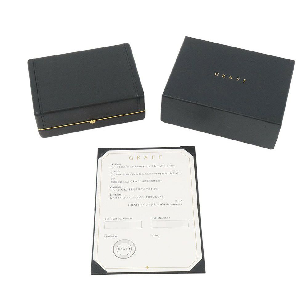 グラフ ピアス パヴェ バタフライ ミニ ダイヤモンド ドロップ イヤリング ダイヤ 計約1.43ct K18WG RGE1167