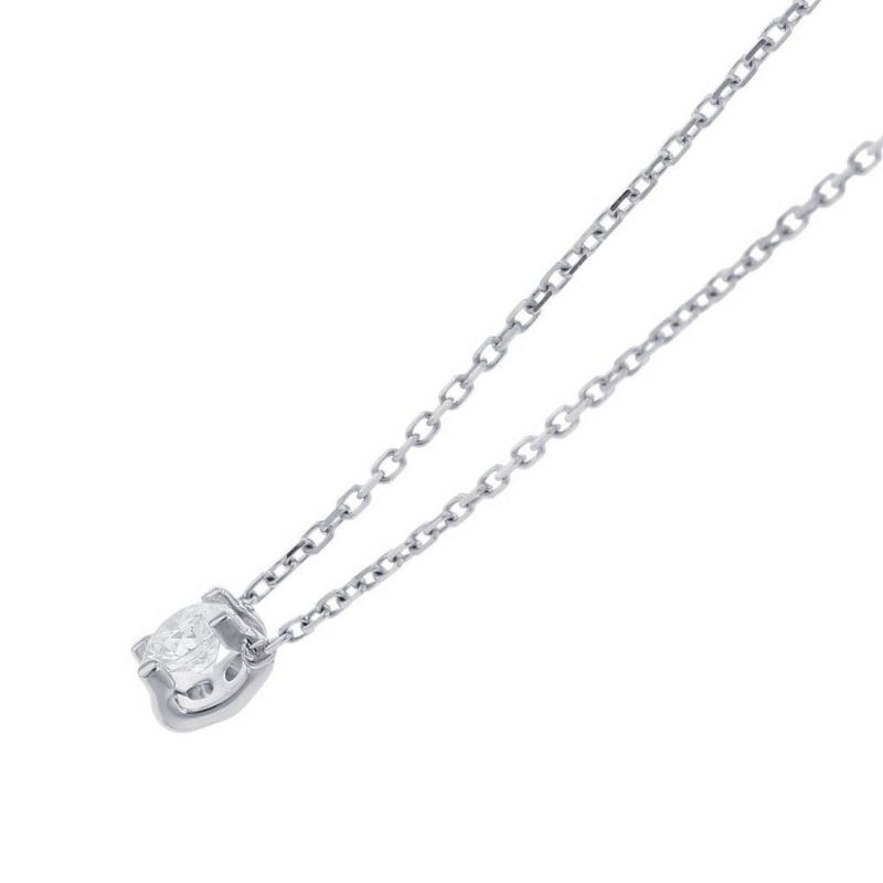 カルティエ ネックレス C ドゥ カルティエ ダイヤ0.23ct K18WG CRN7413700 Cartier GIA鑑定書付き
