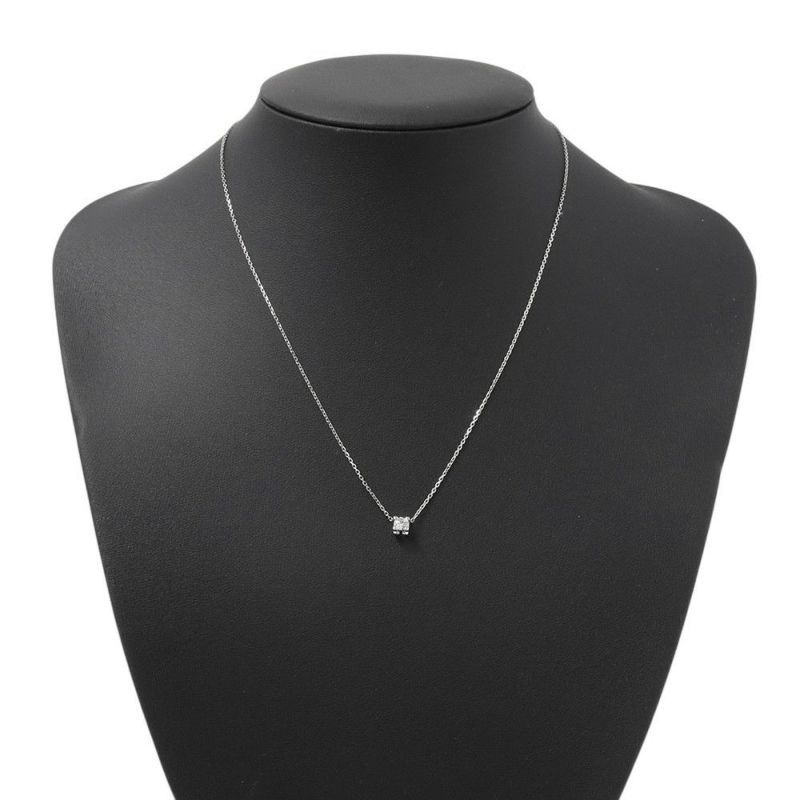 カルティエ ネックレス C ドゥ カルティエ ダイヤ0.23ct K18WG CRN7413700 Cartier GIA鑑定書付き