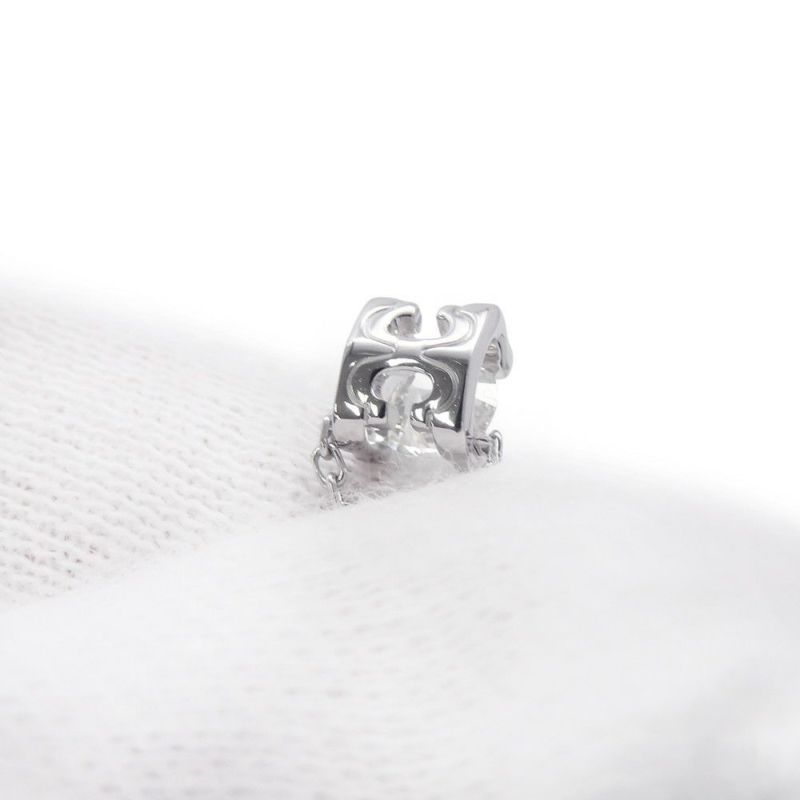 カルティエ ネックレス C ドゥ カルティエ ダイヤ0.23ct K18WG CRN7413700 Cartier GIA鑑定書付き