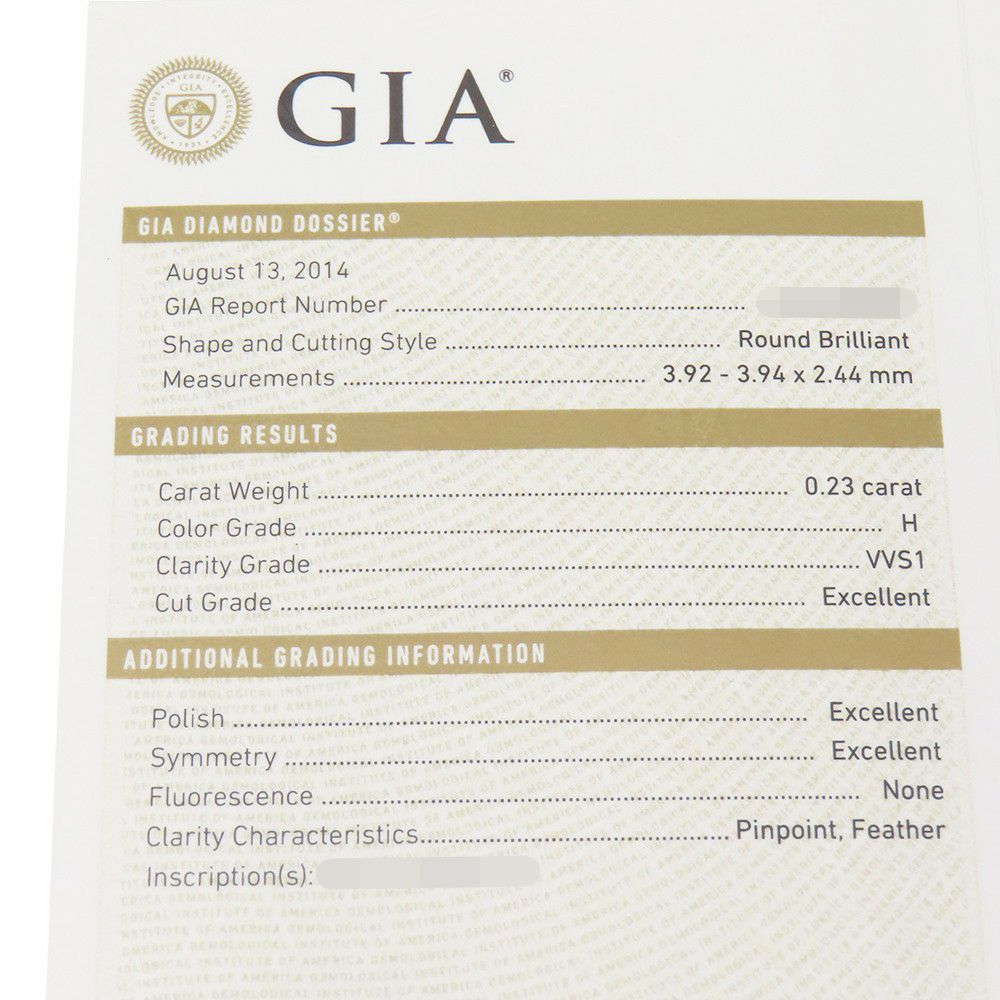 カルティエ ネックレス C ドゥ カルティエ ダイヤ0.23ct K18WG CRN7413700 Cartier GIA鑑定書付き