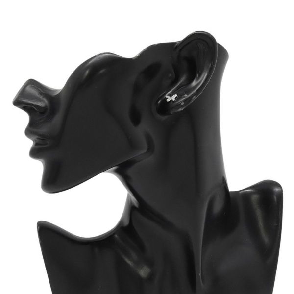 グラフ ピアス パヴェ バタフライ ダイヤモンド プティ スタッド イヤリング ダイヤ 計0.08ct K18WGホワイトゴールド RGE1563