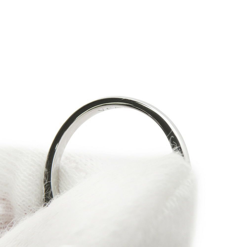 ヴァンクリ リング スウィート アルハンブラ リング ダイヤ12P 計0.08ct K18WG リングサイズ47 VCARO85800