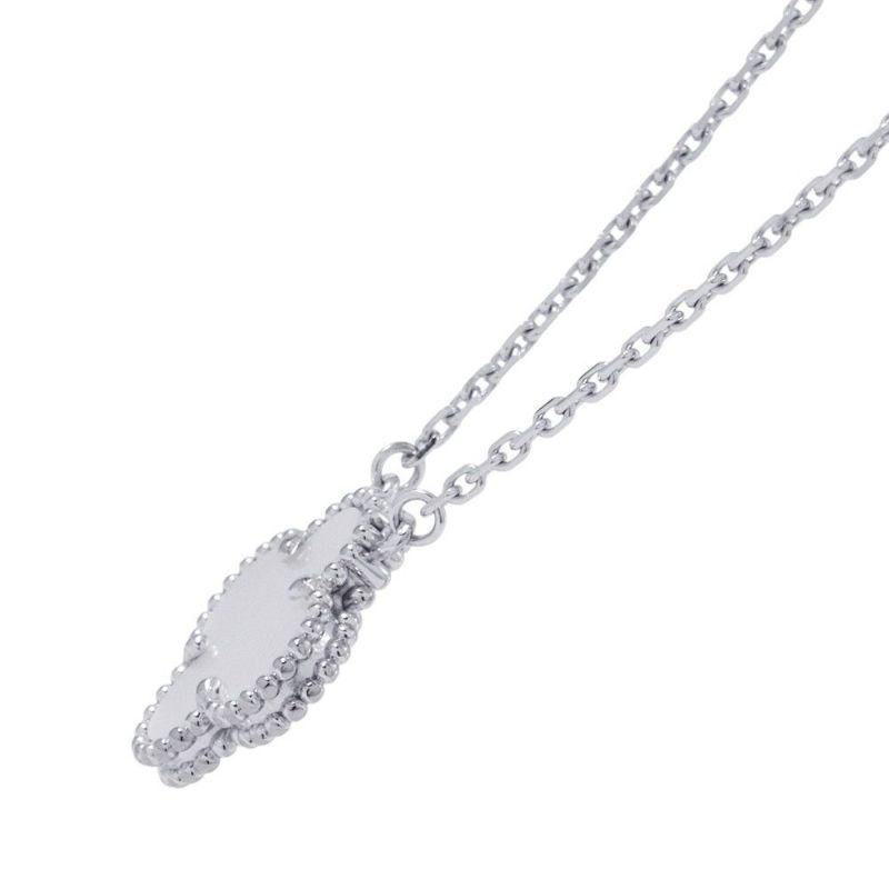 ヴァンクリーフ&アーペル ネックレス ヴィンテージアルハンブラ K18WG マザーオブパール VCARF48700 ペンダント