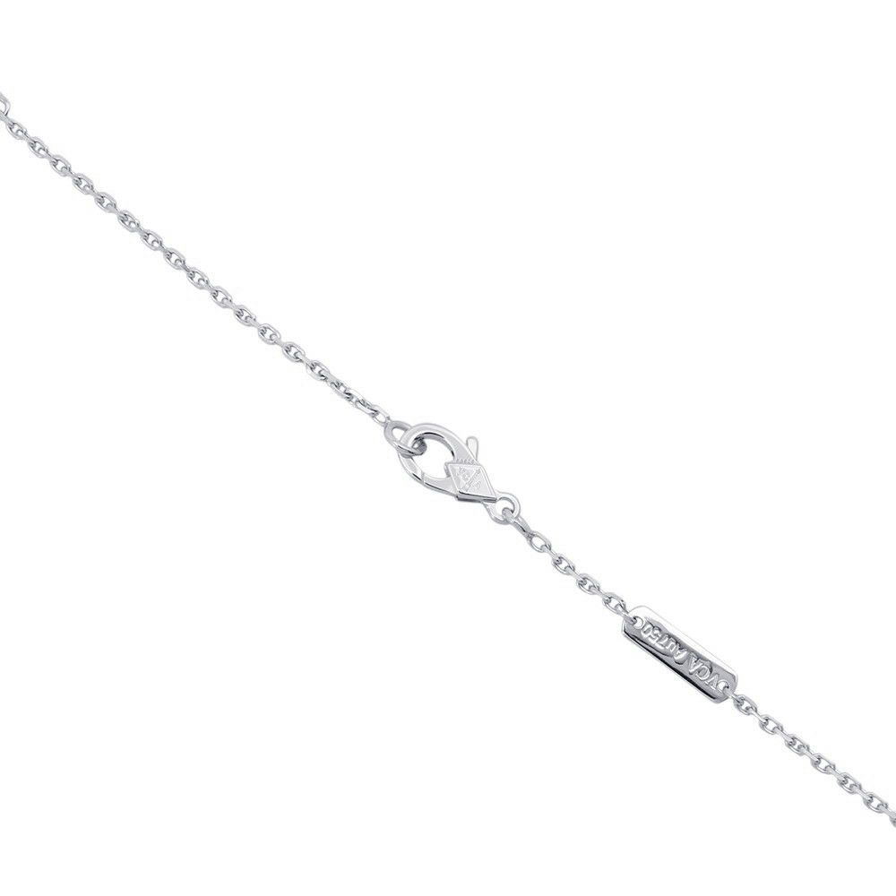 ヴァンクリーフ&アーペル ネックレス ヴィンテージアルハンブラ K18WG マザーオブパール VCARF48700 ペンダント