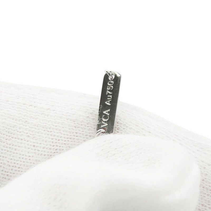 ヴァンクリーフ&アーペル ネックレス ヴィンテージアルハンブラ K18WG マザーオブパール VCARF48700 ペンダント