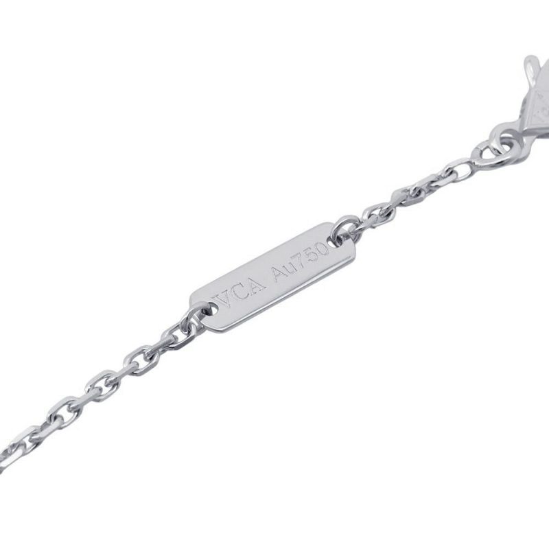 ヴァンクリーフ&アーペル ネックレス ヴィンテージアルハンブラ K18WG マザーオブパール VCARF48700 ペンダント