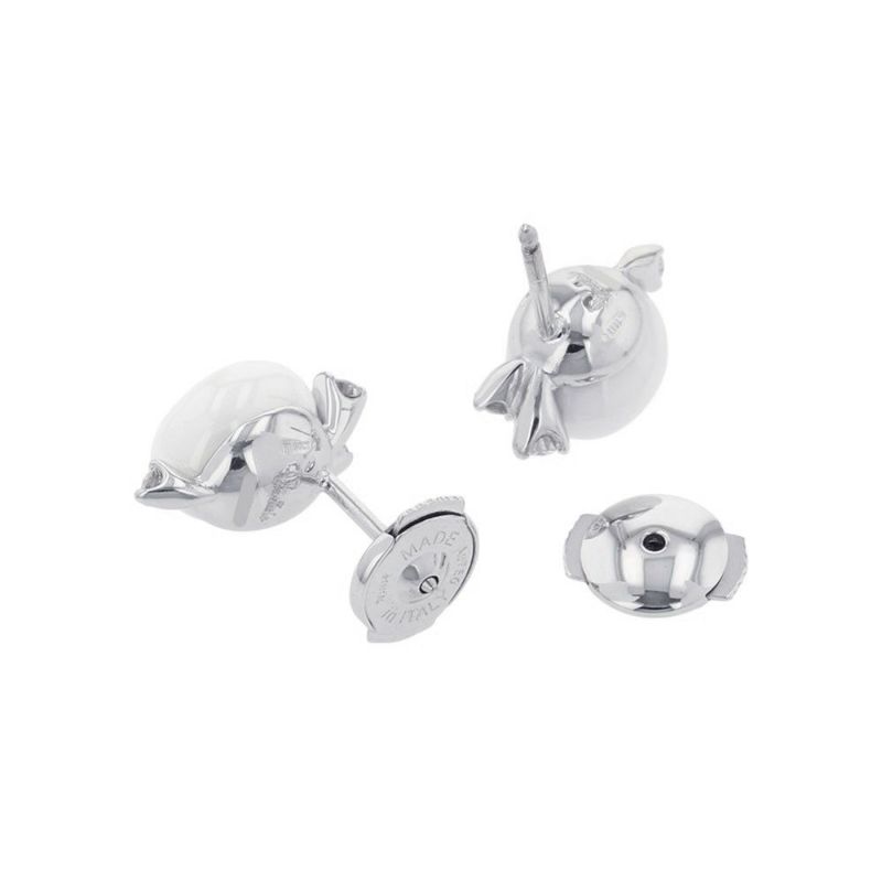 ポメラート ピアス カプリ ダイヤピアス ダイヤモンド K18WGホワイトゴールド ホワイトセラミック Pomellato