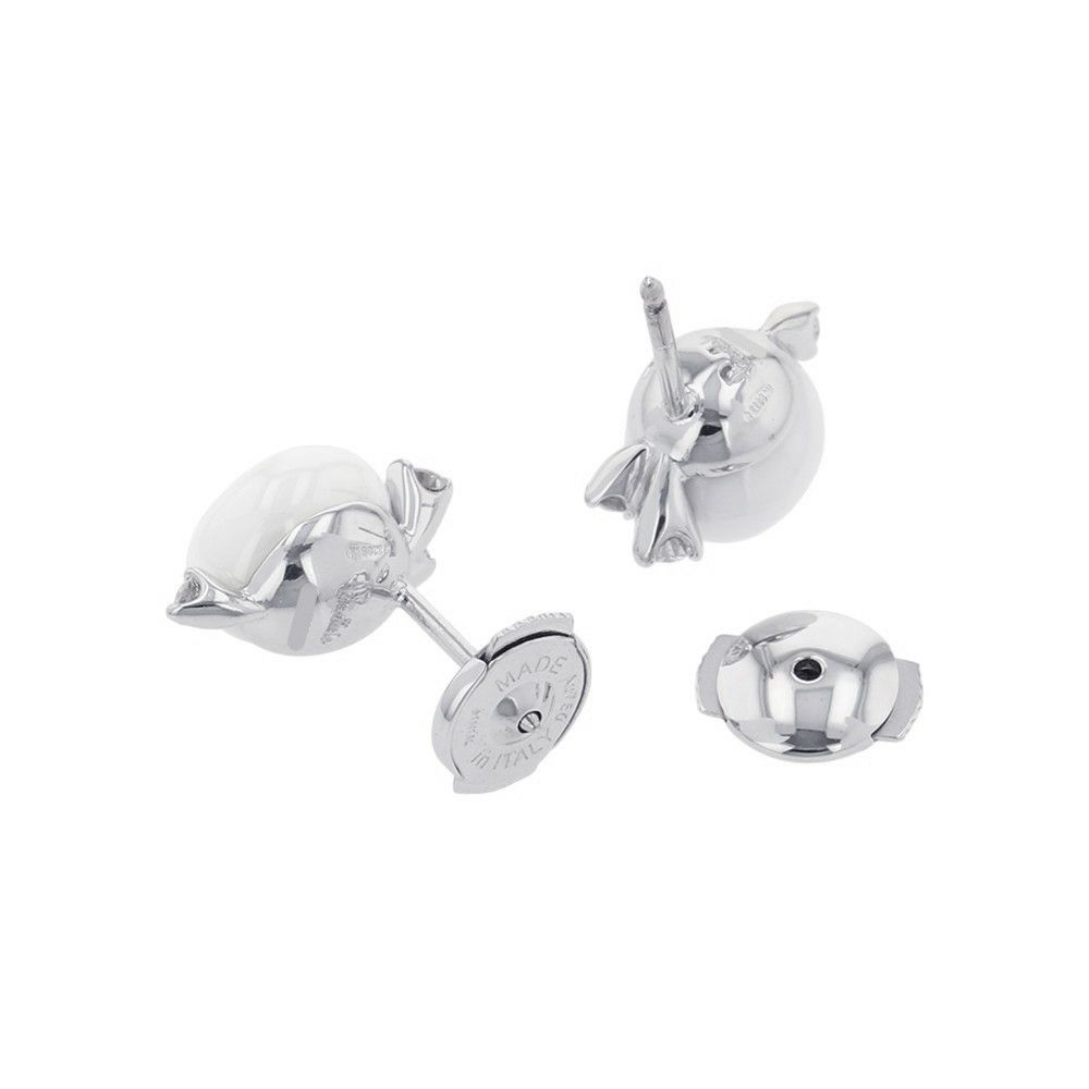 ポメラート ピアス カプリ ダイヤピアス ダイヤモンド K18WGホワイトゴールド ホワイトセラミック Pomellato