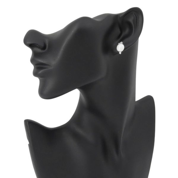 ポメラート ピアス カプリ ダイヤピアス ダイヤモンド K18WGホワイトゴールド ホワイトセラミック Pomellato