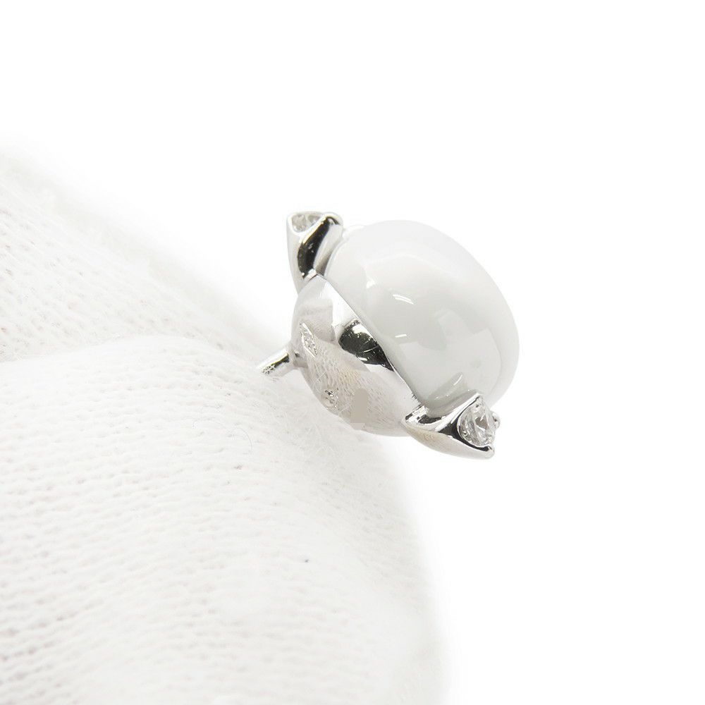 ポメラート ピアス カプリ ダイヤピアス ダイヤモンド K18WGホワイトゴールド ホワイトセラミック Pomellato