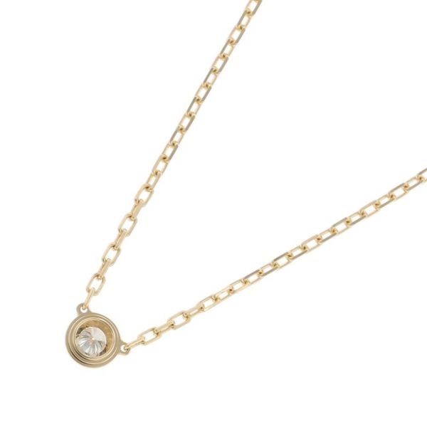 カルティエ ネックレス ダムール SM スモールモデル ダイヤモンド 1P 計0.09ct K18YGイエローゴールド B7215800 Cartier