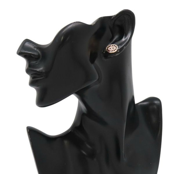 エルメス ピアス シェーヌ・ダンクル・ディヴィーヌ ダイヤモンド32P 計0.13ct K18PGピンクゴールド HERMES ジュエリー