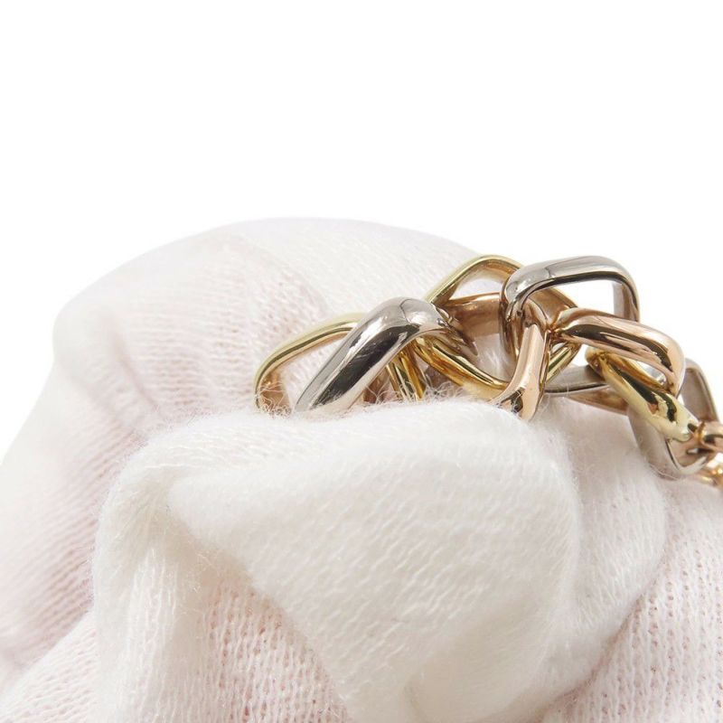 カルティエ ブレスレット トリニティ クッション K18YG/K18PG/K18WG サイズ18 B6080818 Cartier ジュエリー