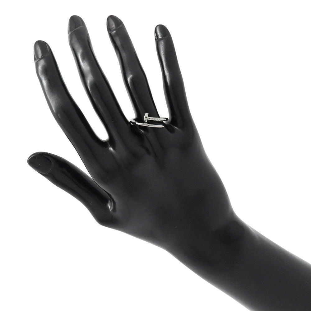 カルティエ リング ジュストアンクル K18WGホワイトゴールド スモールモデル SM リングサイズ55 B4226000 Cartier 指輪