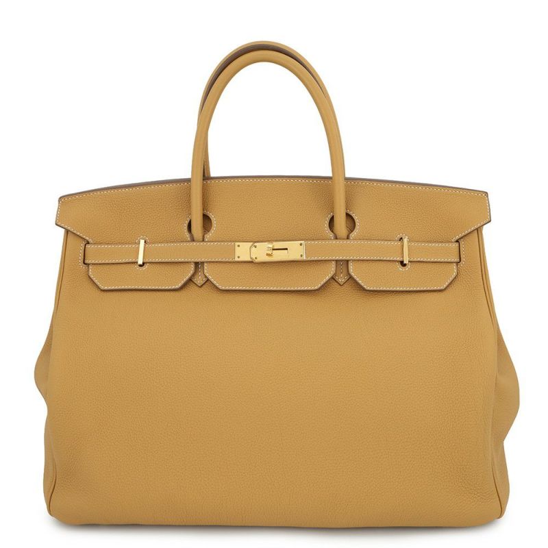 エルメス バーキン40 ナチュラルサブレ/ゴールド金具 トゴ B刻印 HERMES Birkin ハンドバッグ