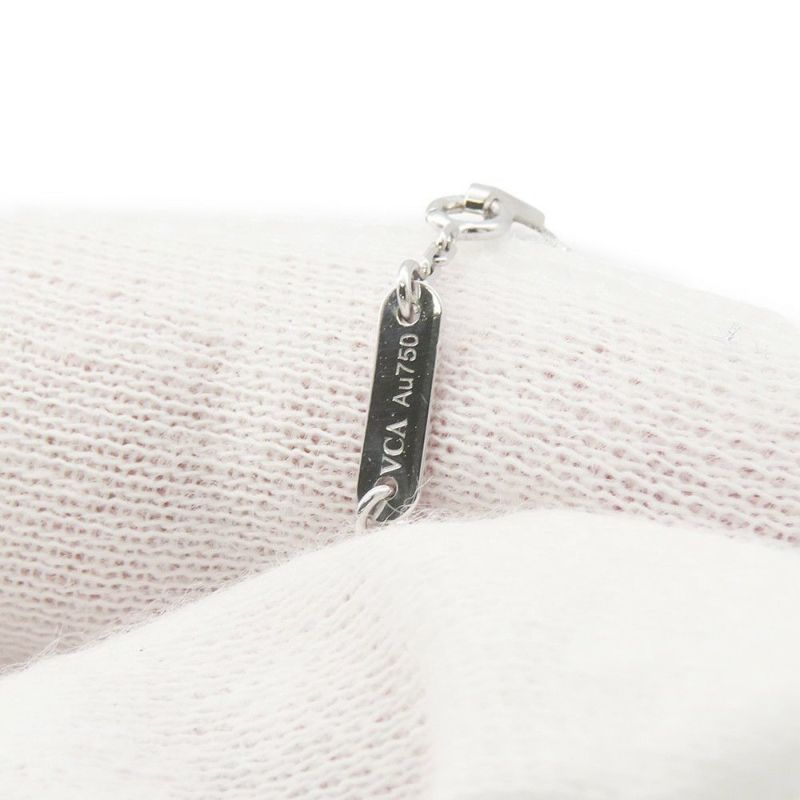 ヴァンクリーフ＆アーペル ブレスレット スウィート アルハンブラ 1モチーフ ダイヤ 12P 計0.08ct K18WG VCARO85600