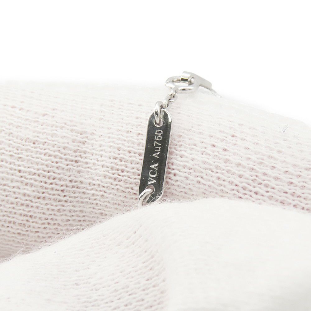 ヴァンクリーフ＆アーペル ブレスレット スウィート アルハンブラ 1モチーフ ダイヤ 12P 計0.08ct K18WG VCARO85600