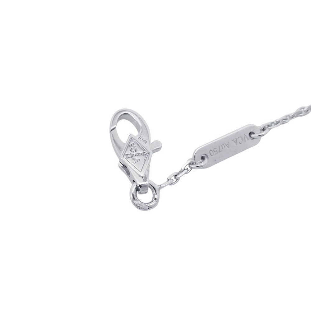 ヴァンクリーフ＆アーペル ブレスレット スウィート アルハンブラ 1モチーフ ダイヤ 12P 計0.08ct K18WG VCARO85600