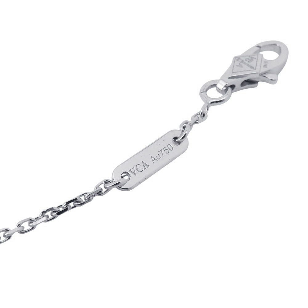 ヴァンクリーフ＆アーペル ブレスレット スウィート アルハンブラ 1モチーフ ダイヤ 12P 計0.08ct K18WG VCARO85600