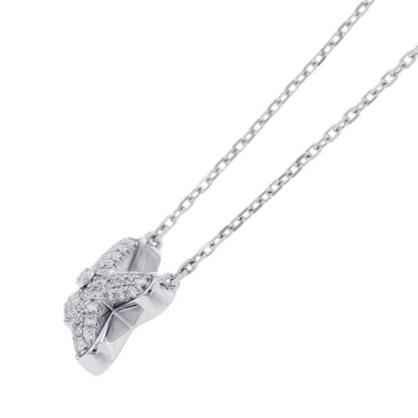 ショーメ ネックレス ジュ・ドゥ・リアン ペンダント ダイヤモンド53P 計0.23ct K18WG 083219-000 CHAUMET