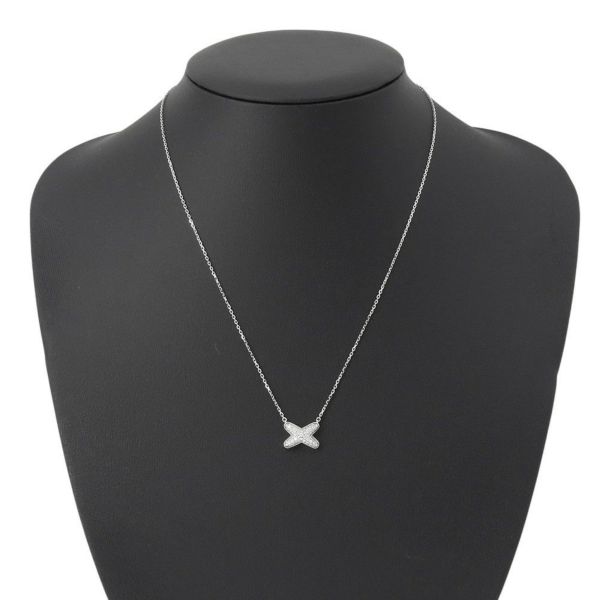 ショーメ ネックレス ジュ・ドゥ・リアン ペンダント ダイヤモンド53P 計0.23ct K18WG 083219-000 CHAUMET