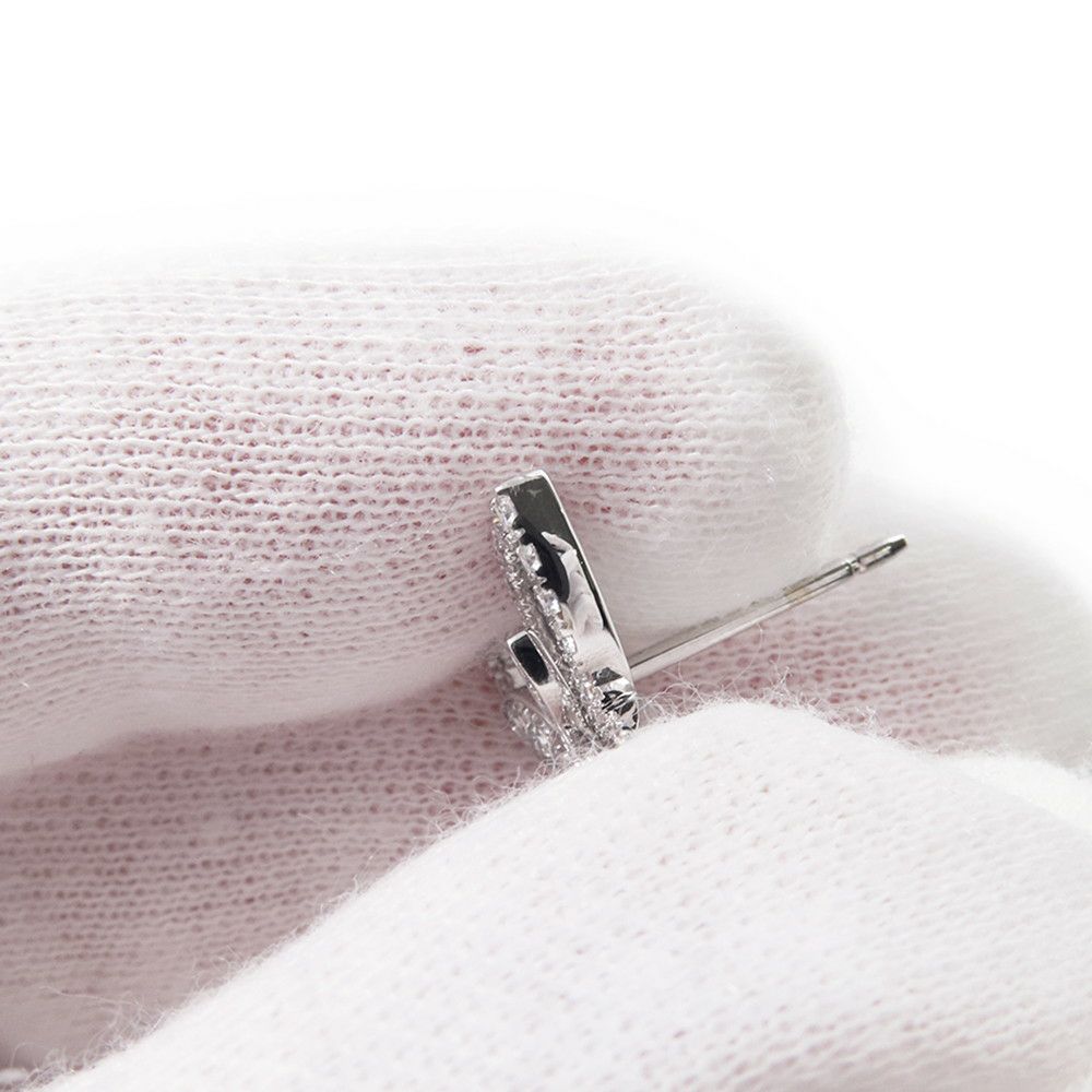 グラフ ピアス バタフライ シルエット ダイヤモンド ミニ スタッド イヤリング ダイヤ 計0.75ct RGE1574