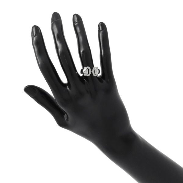 カルティエ リング 2C ブークルセ リング ダイヤモンド K18WG B4071000 Cartier 指輪