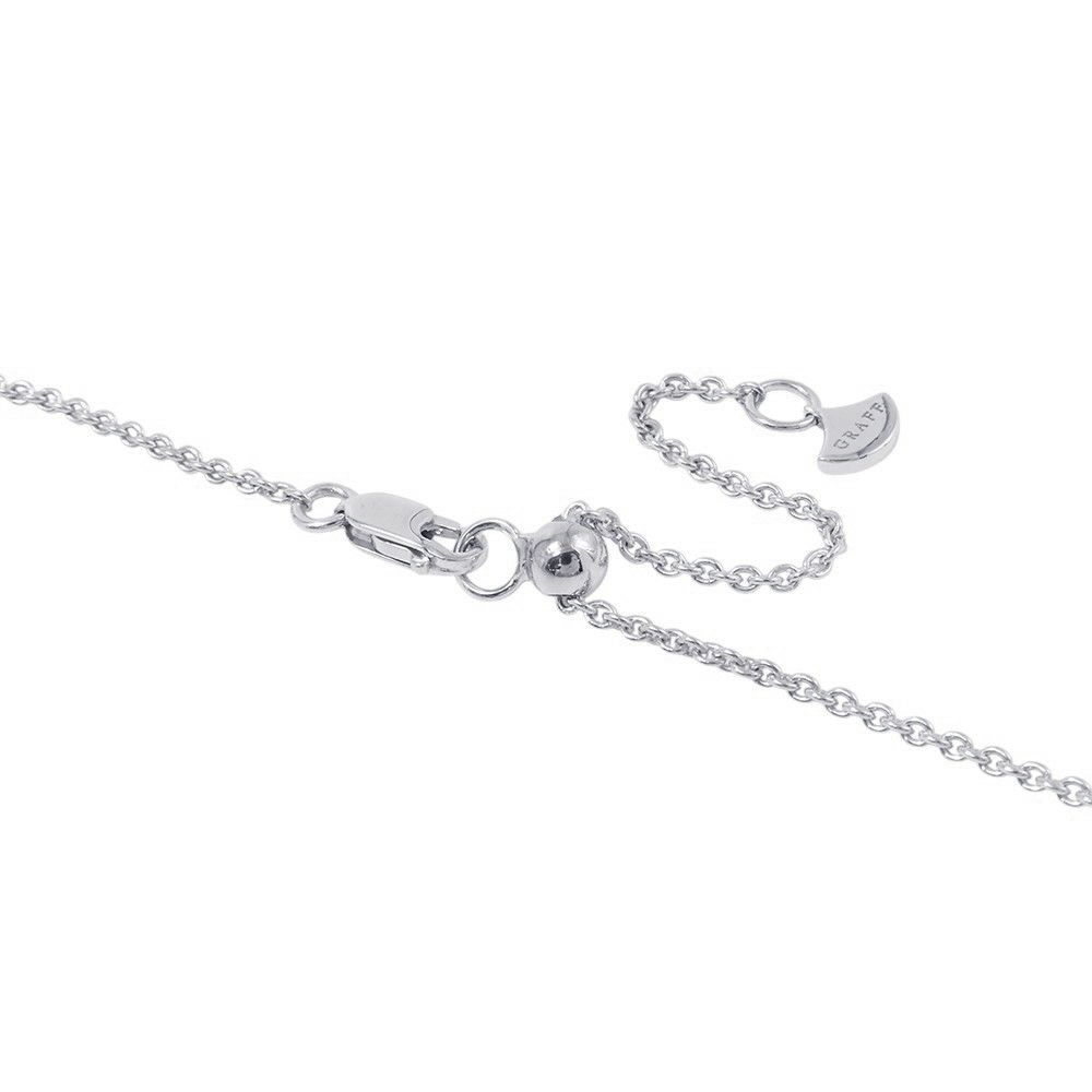 グラフ ネックレス パヴェ バタフライ ダイヤモンド ミニ ペンダント ダイヤ 計約0.55ct K18WGホワイトゴールド RGP550