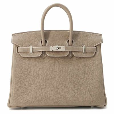 エルメス バーキン30 エトゥープ/シルバー金具 トゴ Y刻印
