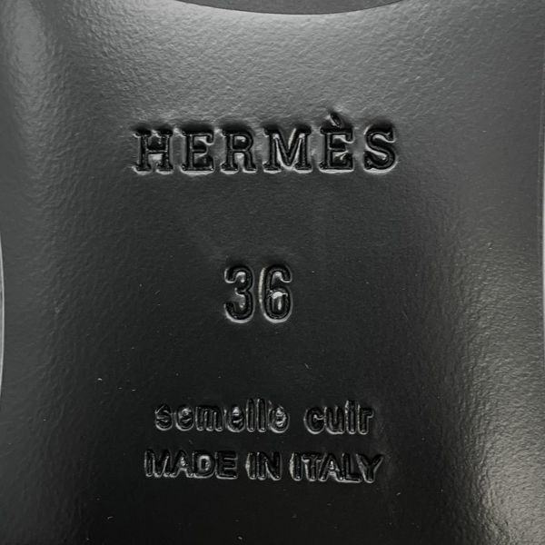 エルメス モカシン ジュリア シェーブル レディースサイズ36 HERMES 黒