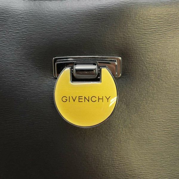 ジバンシー ハンドバッグ レザー GIVENCHY 2wayショルダー 黒