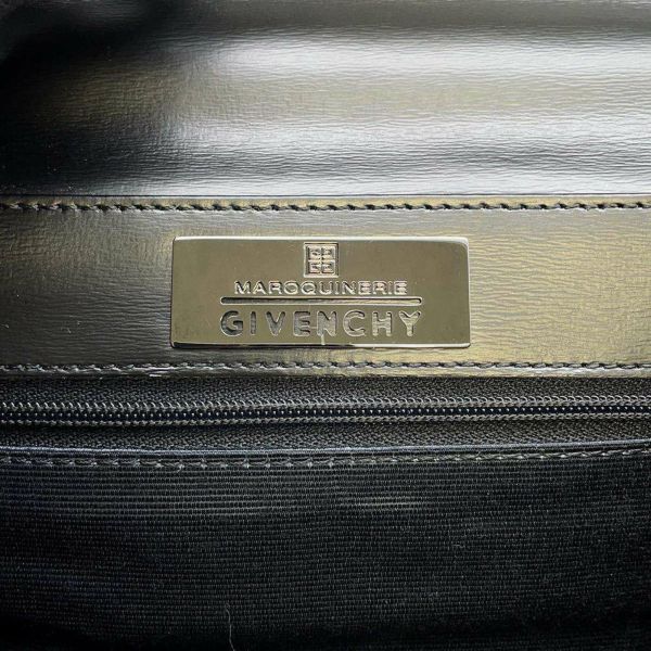 ジバンシー ハンドバッグ レザー GIVENCHY 2wayショルダー 黒