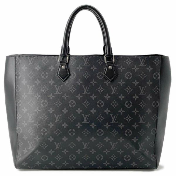 ルイヴィトン トートバッグ モノグラム・エクリプス グラン・サック M44733 LOUIS VUITTON ブラック 黒