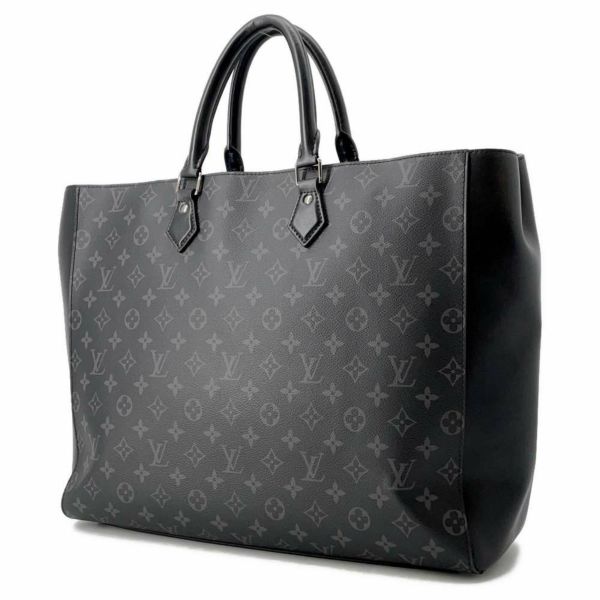 ルイヴィトン トートバッグ モノグラム・エクリプス グラン・サック M44733 LOUIS VUITTON ブラック 黒