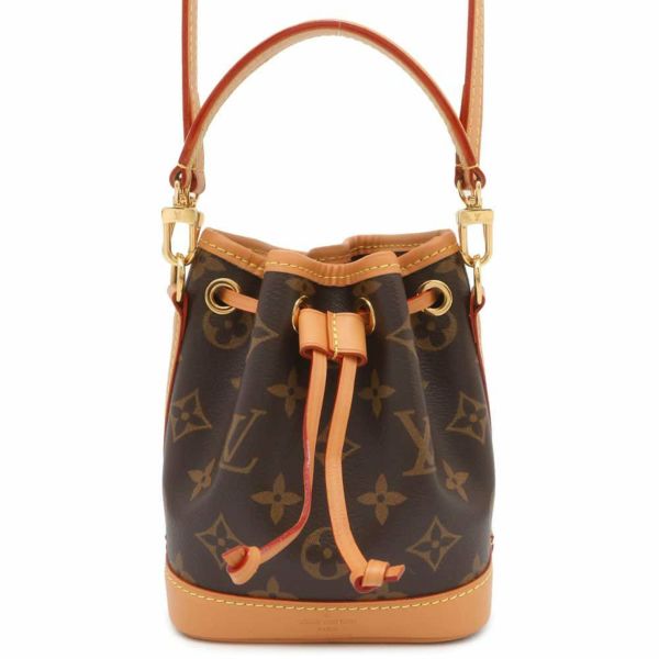 ルイヴィトン ハンドバッグ モノグラム ナノ・ノエ M81266 LOUIS VUITTON 2wayショルダーバッグ