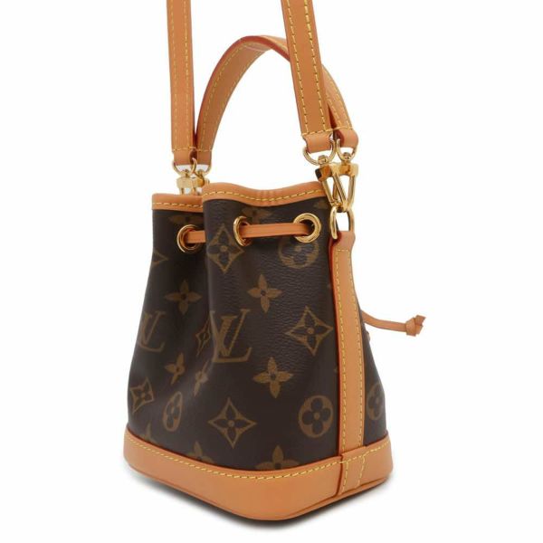 ルイヴィトン ハンドバッグ モノグラム ナノ・ノエ M81266 LOUIS VUITTON 2wayショルダーバッグ