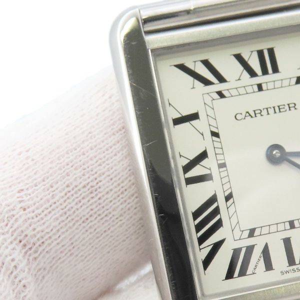 カルティエ タンク ソロ ウォッチ LM W5200014 Cartier 腕時計 ウォッチ クォーツ シルバー文字盤