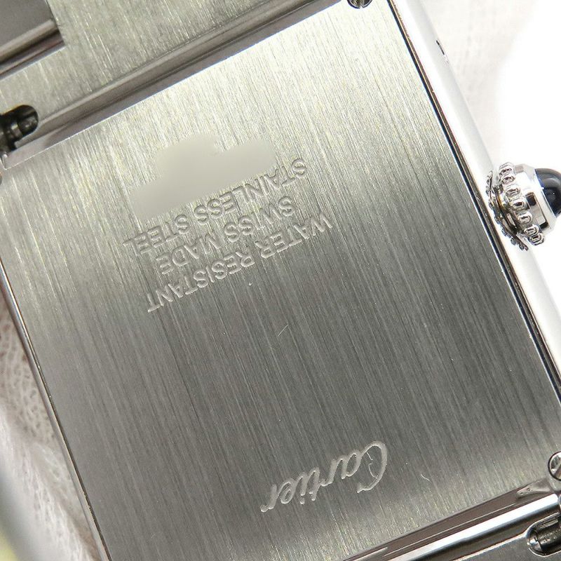 カルティエ タンク ソロ ウォッチ LM W5200014 Cartier 腕時計 ウォッチ クォーツ シルバー文字盤