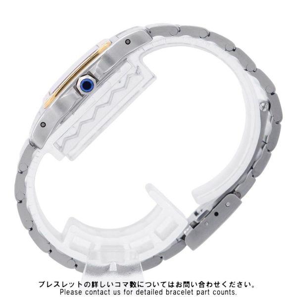 カルティエ サントスガルベ SM W20012C4 Cartier 腕時計 アイボリー文字盤 クォーツ