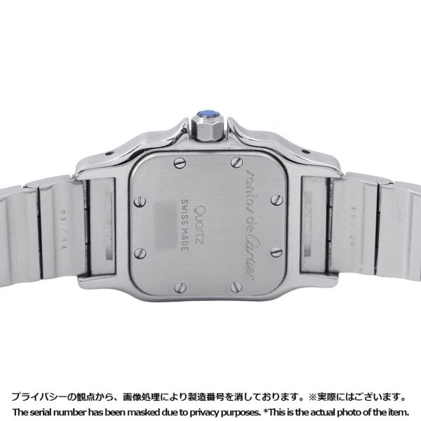 カルティエ サントスガルベ SM W20012C4 Cartier 腕時計 アイボリー文字盤 クォーツ