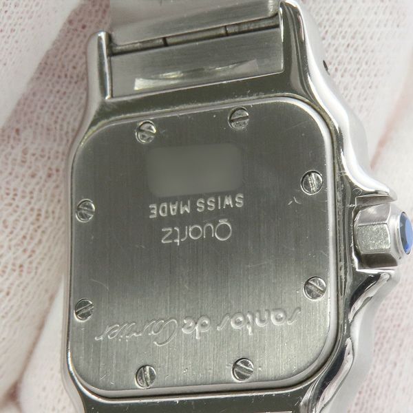 カルティエ サントスガルベ SM W20012C4 Cartier 腕時計 アイボリー文字盤 クォーツ