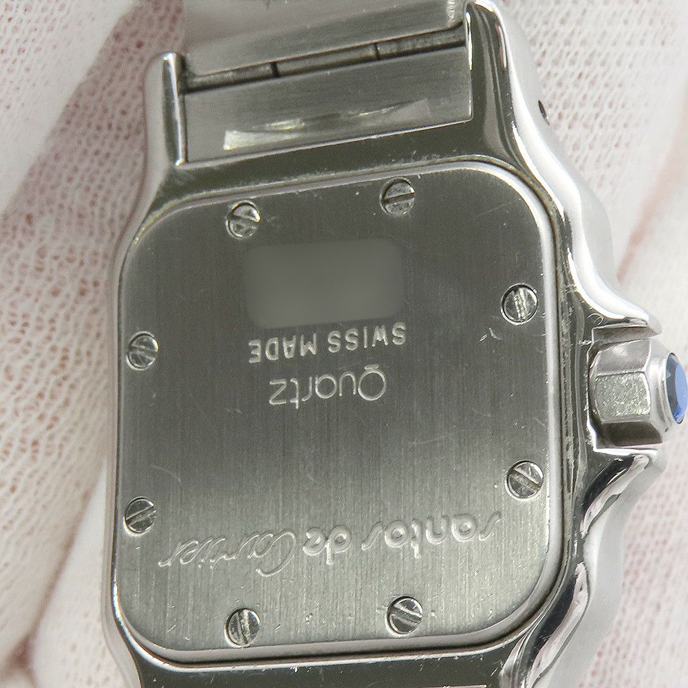 カルティエ サントスガルベ SM W20012C4 Cartier 腕時計 アイボリー文字盤 クォーツ