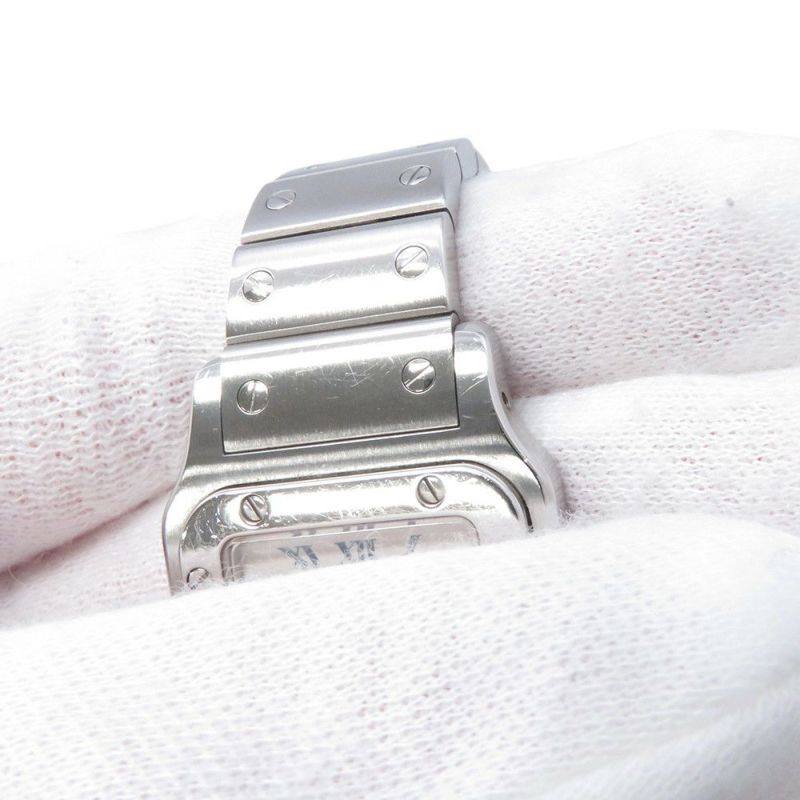 カルティエ サントスガルベ SM W20017D6 Cartier 腕時計 ウォッチ クォーツ 白文字盤