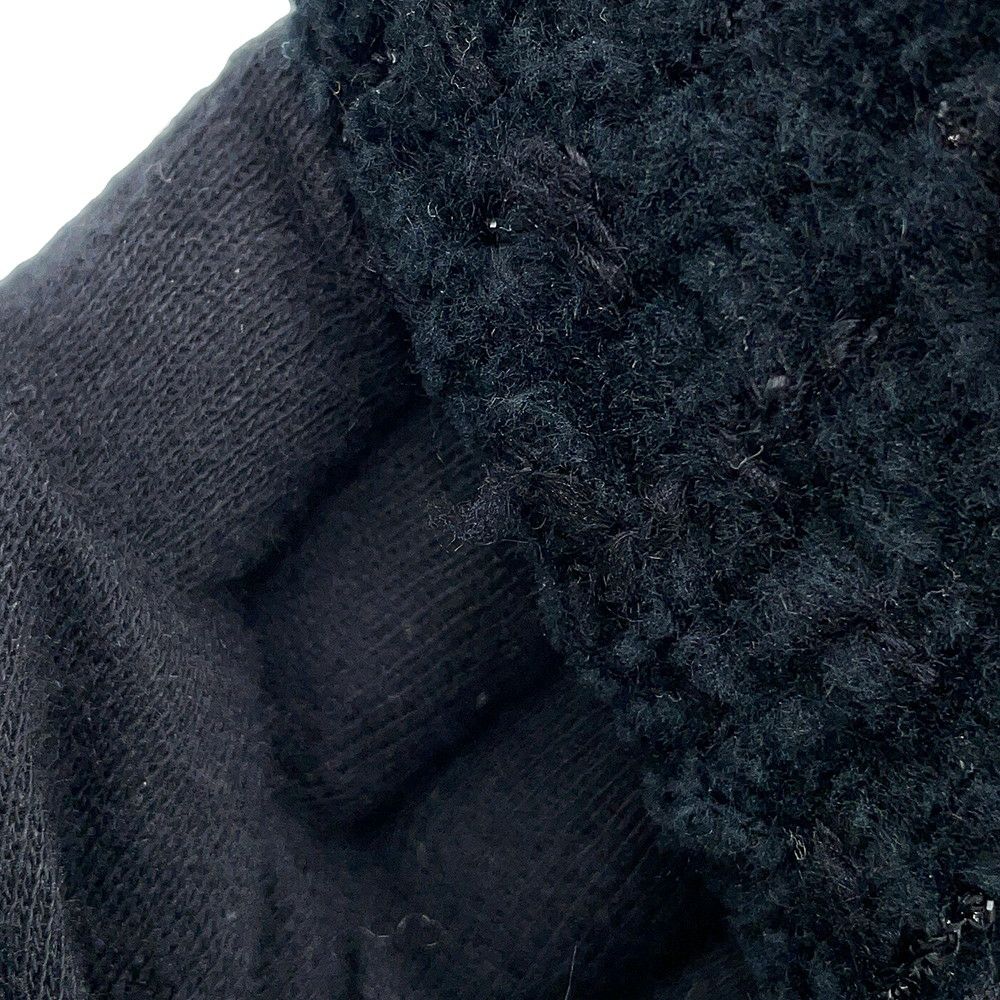 シャネル キャップ ツイード ココマーク サイズM AA8562 CHANEL 帽子 黒
