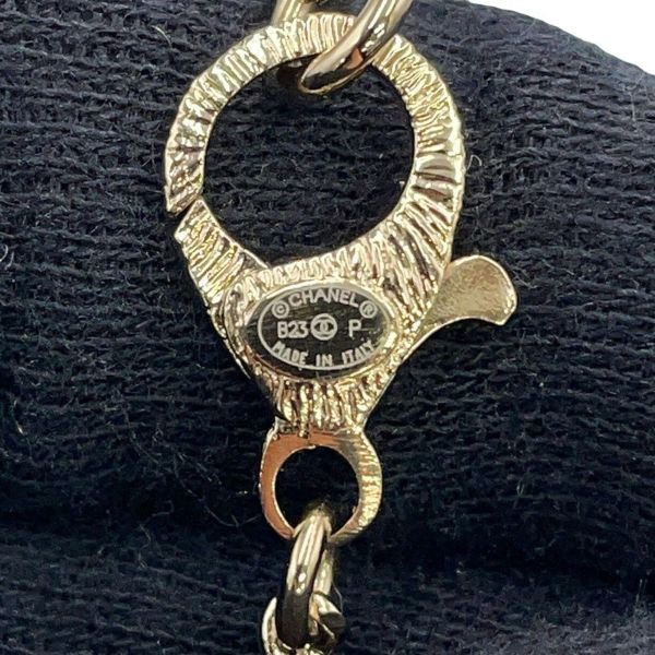 シャネル ネックレス ココマーク No.5 ラインストーン レザー B23P CHANEL アクセサリー