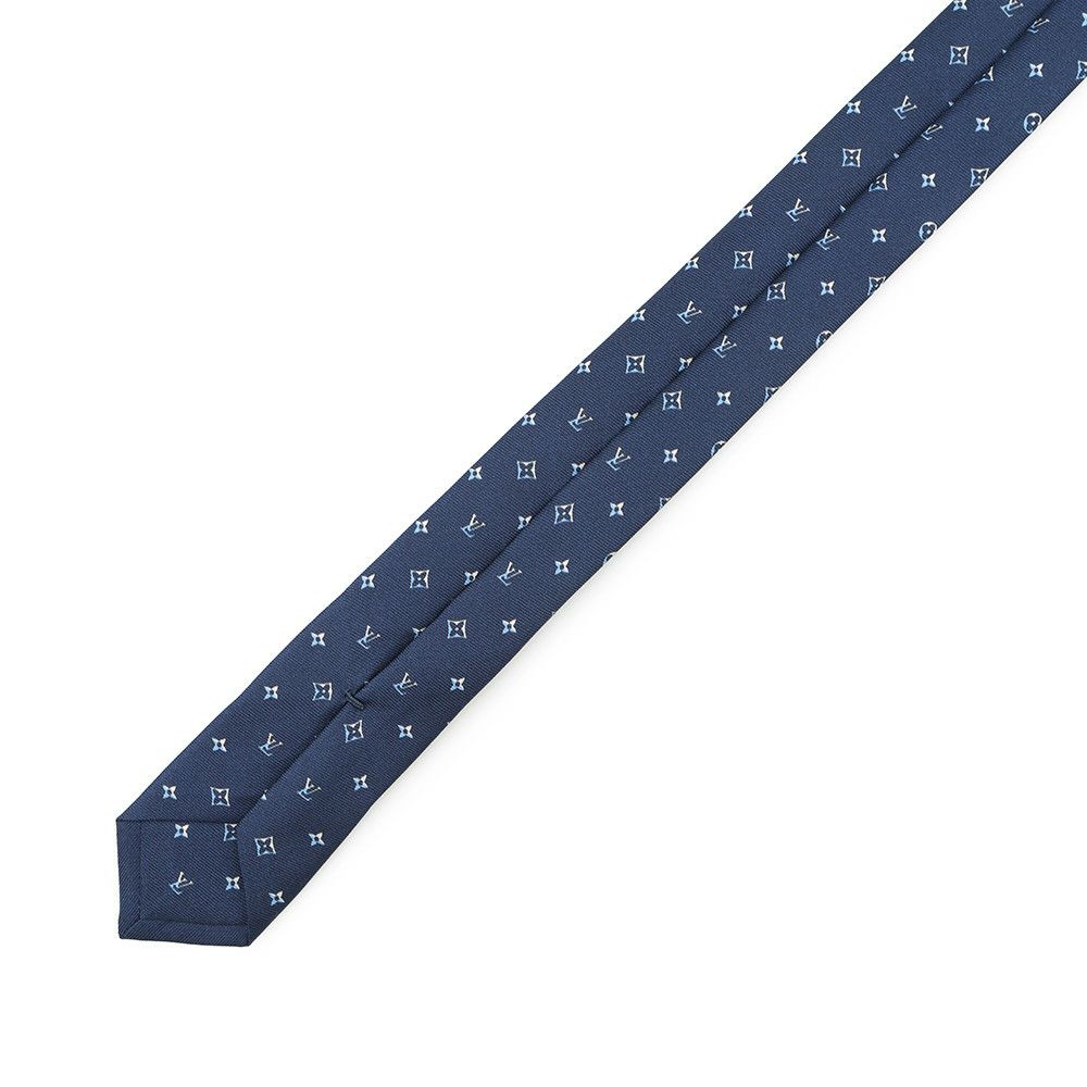 ルイヴィトン ネクタイ モノグラム シルク M79429 LOUIS VUITTON メンズ ネイビー